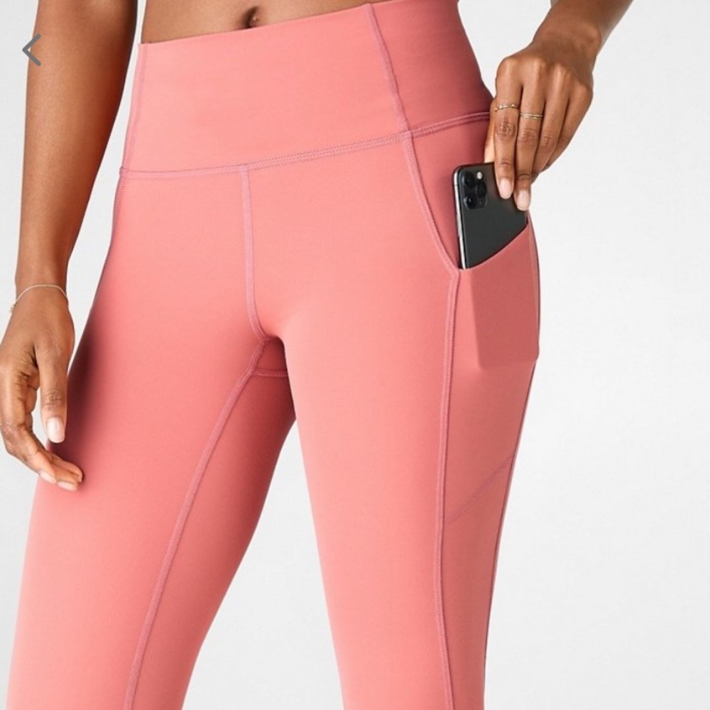 Fabletics Leggings, XS, Dusty Cedar